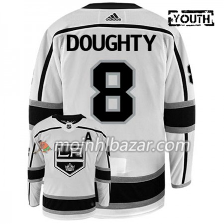 Dresovi Los Angeles Kings DREW DOUGHTY 8 Adidas Bijela Authentic - Dječji Dresovi Los Angeles Kings DREW DOUGHTY 8 Adidas Bijela Authentic - Dječji